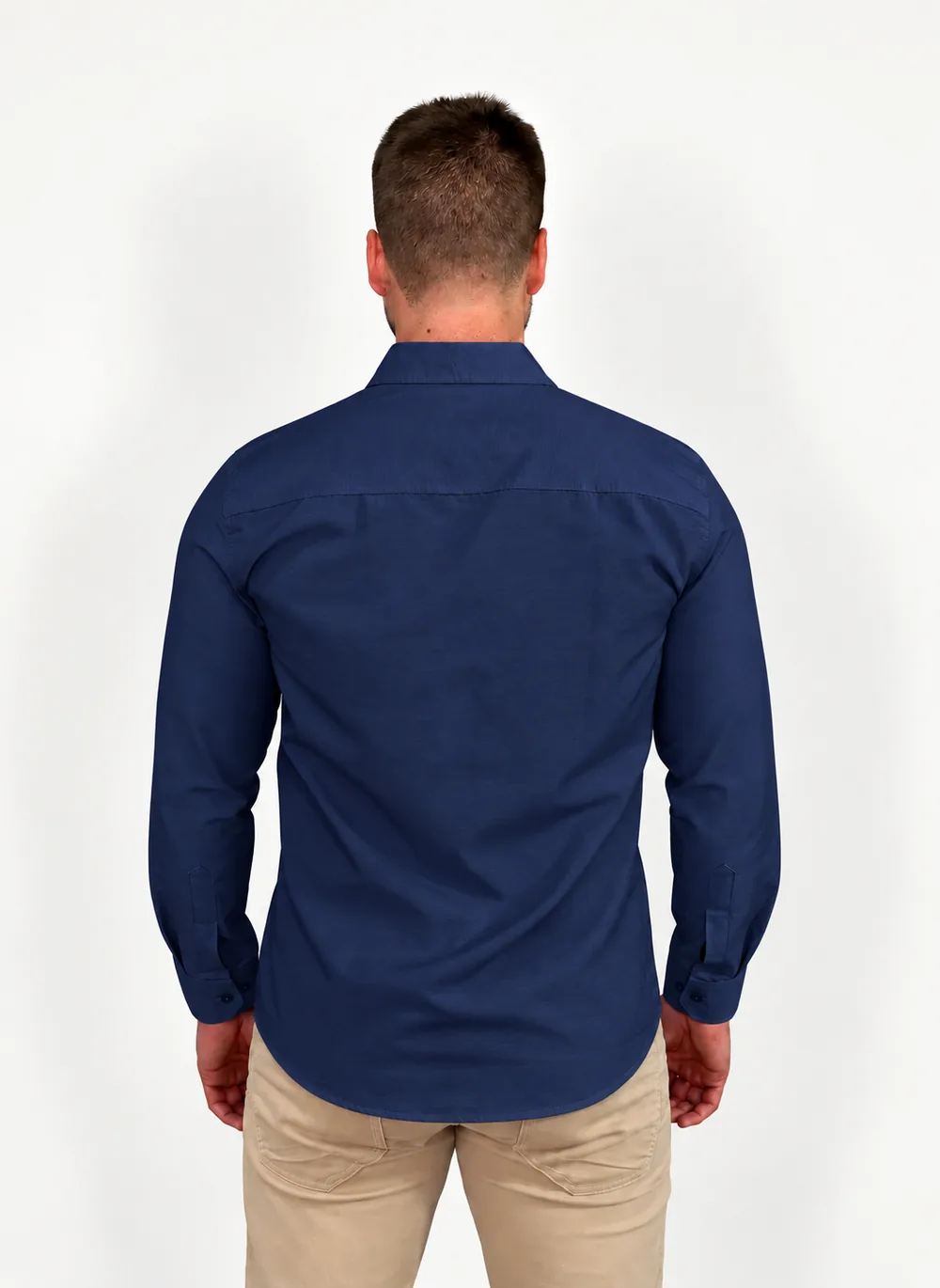 Camisa Azul Marinho — costas