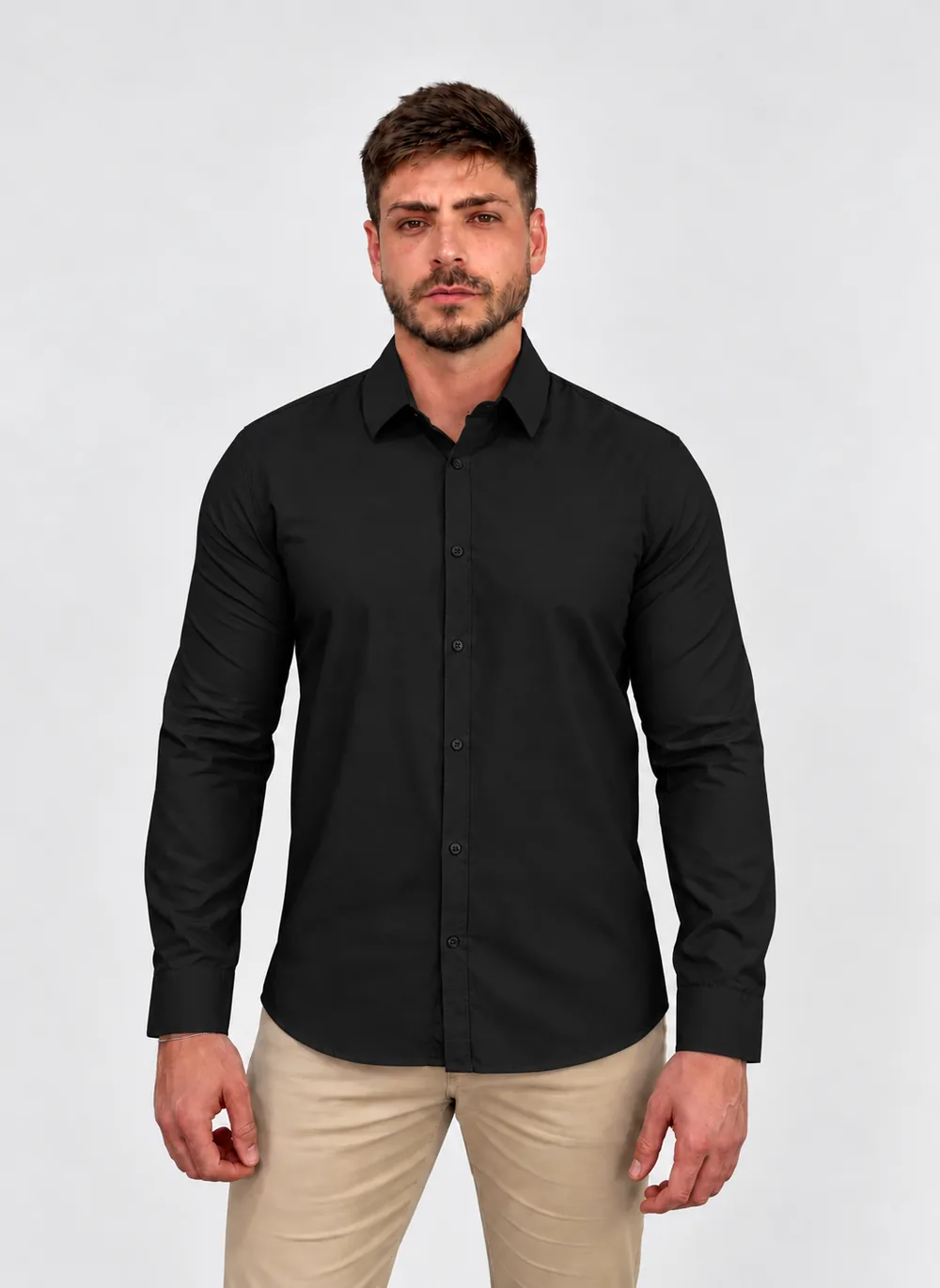 Camisa social Preta